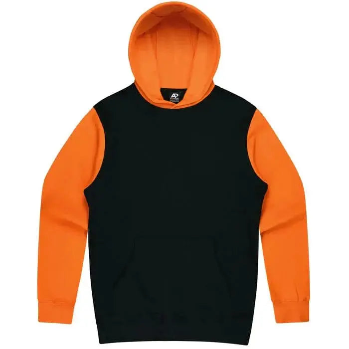 Aussie Pacific Monash Kids Hoodie 3530 Aussie Pacific BLACK/ELECTRIC ORANGE 4